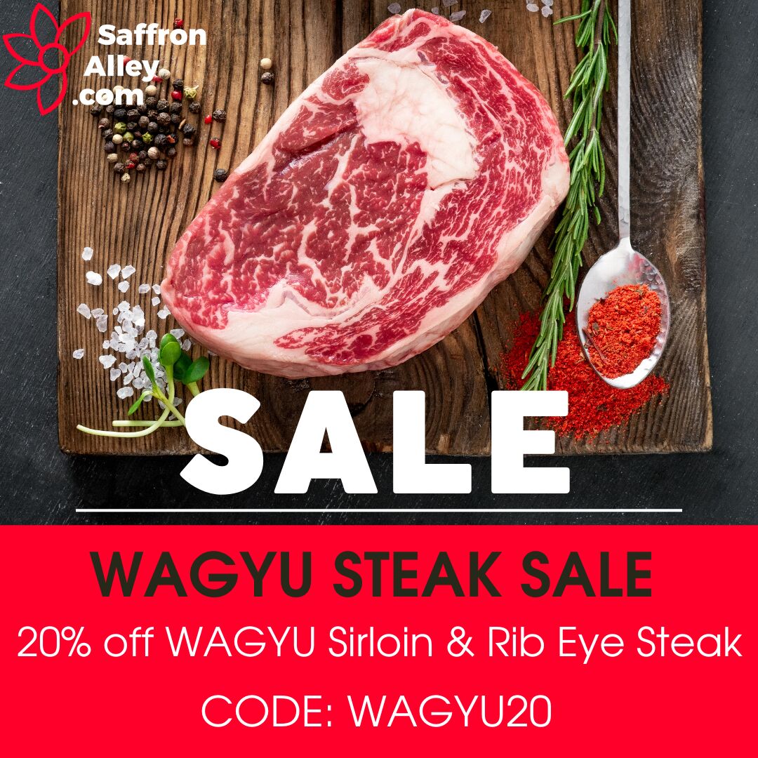 🥩WAGYU STEAK SALE Ribeye vs Sirloin Steak 🐄 Saffron Alley